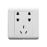 Thin Fireproof Wall Power Socket for Home and Office Use